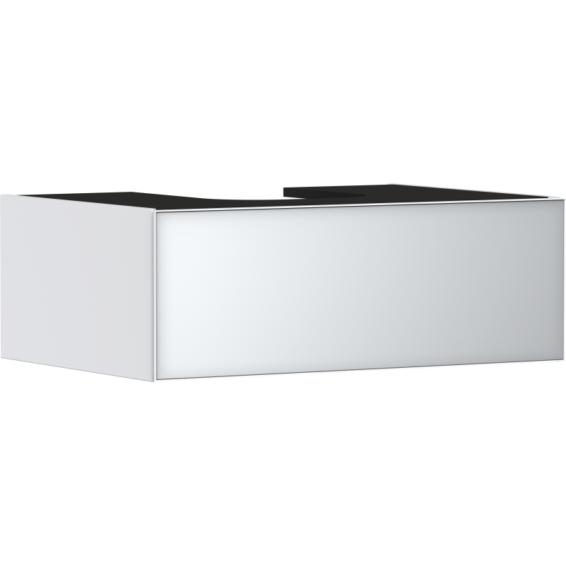 Szafka pod szlifowaną umywalkę wpuszczaną w blat/nablatową z 1 szufladą 780/550, Biały Matowy Xevolos E HANSGROHE 54310320