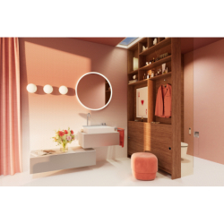 Szafka pod umywalkę wpuszczaną w blat/nablatową z 1 szufladą 780/550, Piaskowy Beż Matowy Xevolos E HANSGROHE 54311790