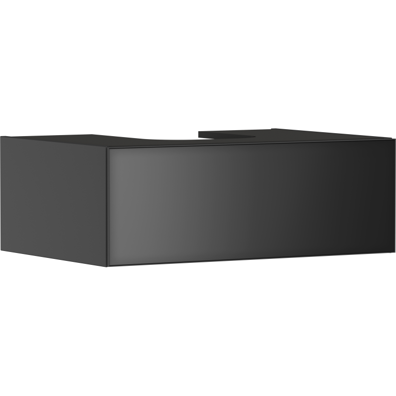 Szafka pod szlifowaną umywalkę wpuszczaną w blat/nablatową z 1 szufladą 780/550, Szary Łupek Matowy Xevolos E HANSGROHE 54312770