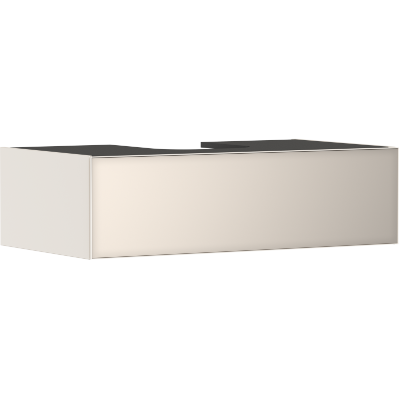 Szafka pod umywalkę wpuszczaną w blat/nablatową z 1 szufladą 980/550, Piaskowy Beż Matowy Xevolos E HANSGROHE 54314790