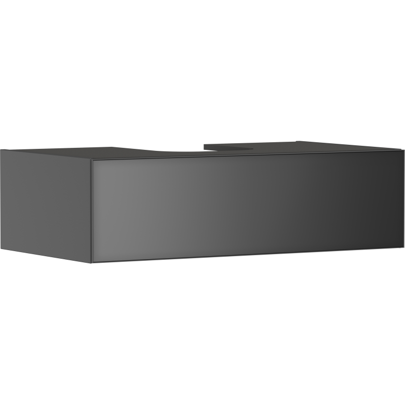 Szafka pod szlifowaną umywalkę wpuszczaną w blat/nablatową z 1 szufladą 980/550, Szary Łupek Matowy Xevolos E HANSGROHE 54315770