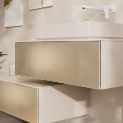 Szafka boczna Sideboard z 1 szufladą i blatem 1180/550, Piaskowy Beż Matowy Xevolos E HANSGROHE 54326390