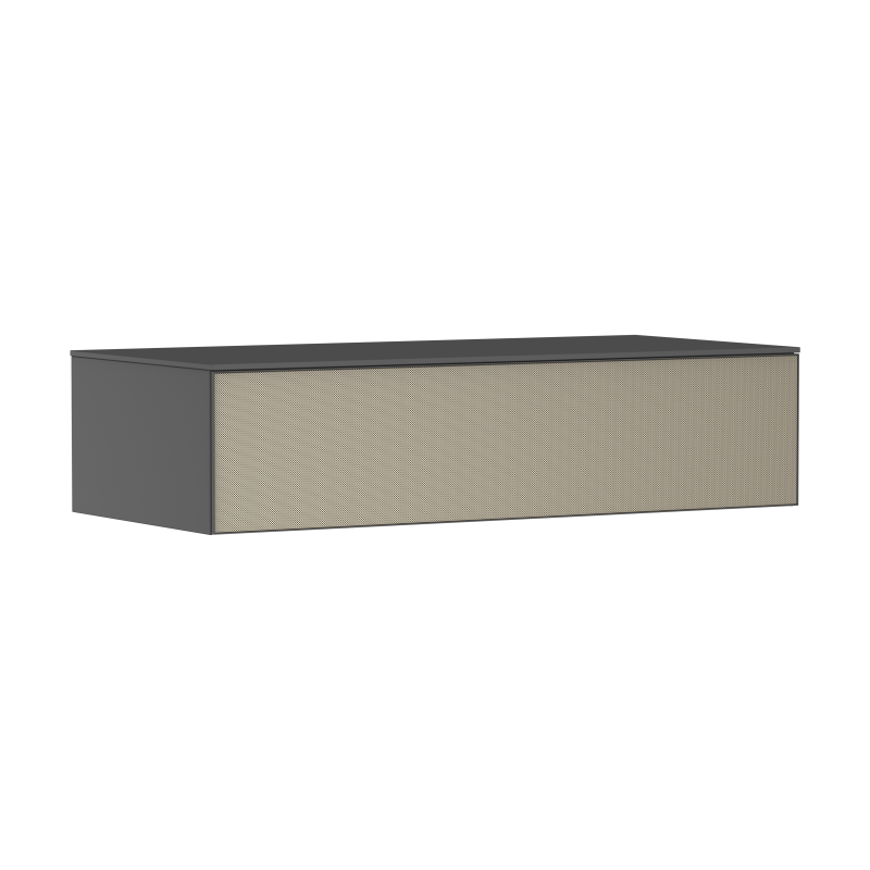 Szafka boczna Sideboard z 1 szufladą i blatem 1180/550, Szary Łupek Matowy Xevolos E HANSGROHE 54327390