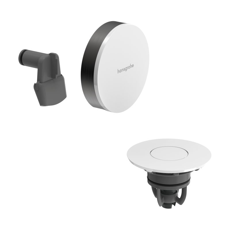 Element zewnętrzny do syfonu wannowego z napełnianiem przez przelew Exafill HANSGROHE 58119340