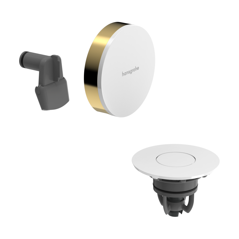 Element zewnętrzny do syfonu wannowego z napełnianiem przez przelew Exafill HANSGROHE 58119990