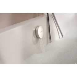 Kompletny syfon wannowy z napełnianiem przez przelew Chrom Exafill HANSGROHE 58130000