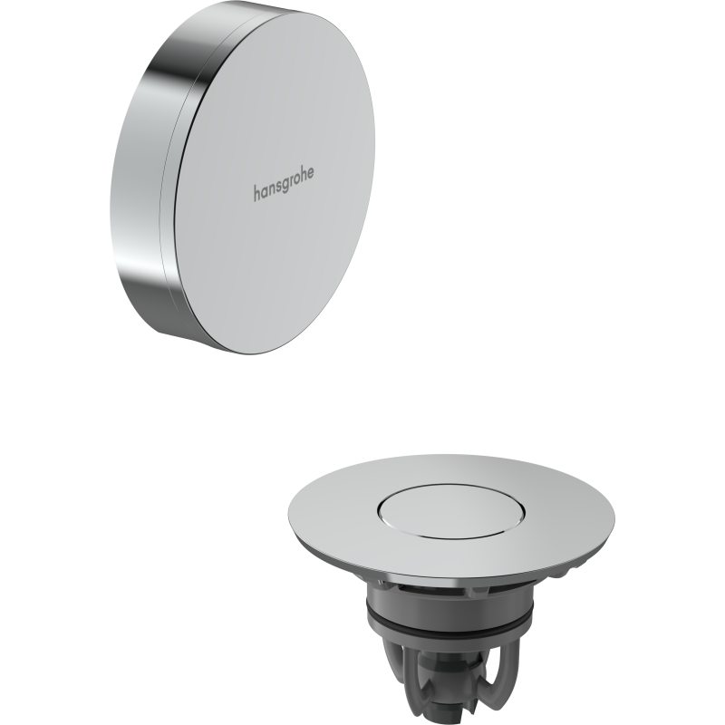 Element zewnętrzny do syfonu wannowego z przelewem, chrom Flexaplus HANSGROHE 58188000