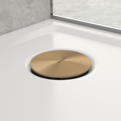 Element zewnętrzny syfonu do brodzika prysznicowego Brąz Szczotkowany RainDrain Staro HANSGROHE 60058140