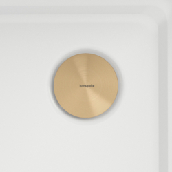 Element zewnętrzny syfonu do brodzika prysznicowego Brąz Szczotkowany RainDrain Staro HANSGROHE 60058140