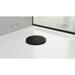 Element zewnętrzny syfonu do brodzika prysznicowego Czarny Matowy RainDrain Staro HANSGROHE 60058670