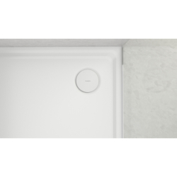 Element zewnętrzny syfonu do brodzika prysznicowego Biały Matowy RainDrain Staro HANSGROHE 60058700