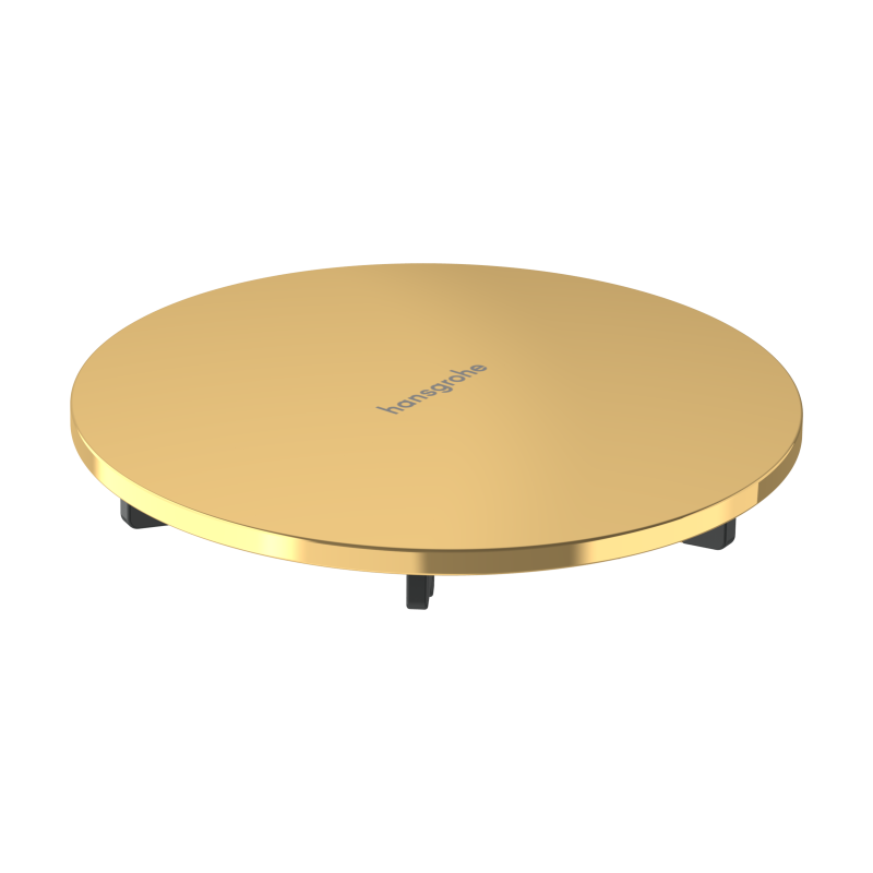 Element zewnętrzny syfonu do brodzika prysznicowego Złoty Optyczny Polerowany RainDrain Staro HANSGROHE 60058990