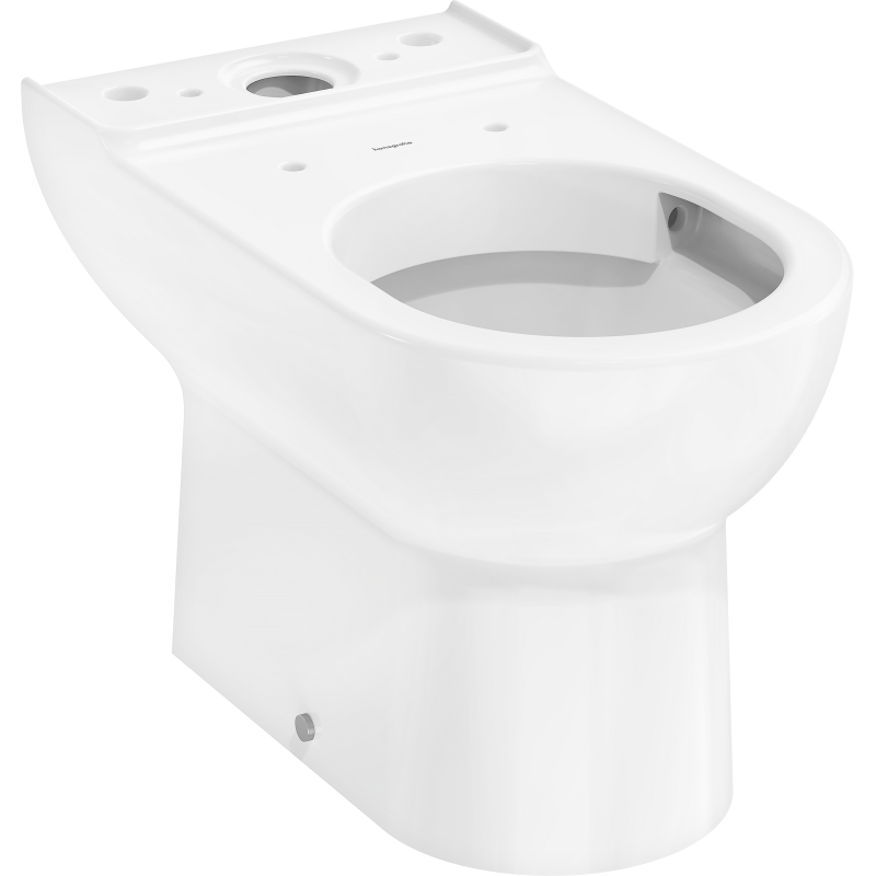Miska kompaktowa WC 640, odpływ poziomy/pionowy, AquaChannel Flush Biały GladeLake S HANSGROHE 60108450
