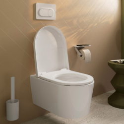 Deska WC, SoftClose, QuickRelease Biały GladeLake S HANSGROHE 60112450