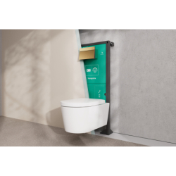 Miska wisząca WC 540, AquaChannel Flush z deską WC Biały GladeLake S HANSGROHE 60201450
