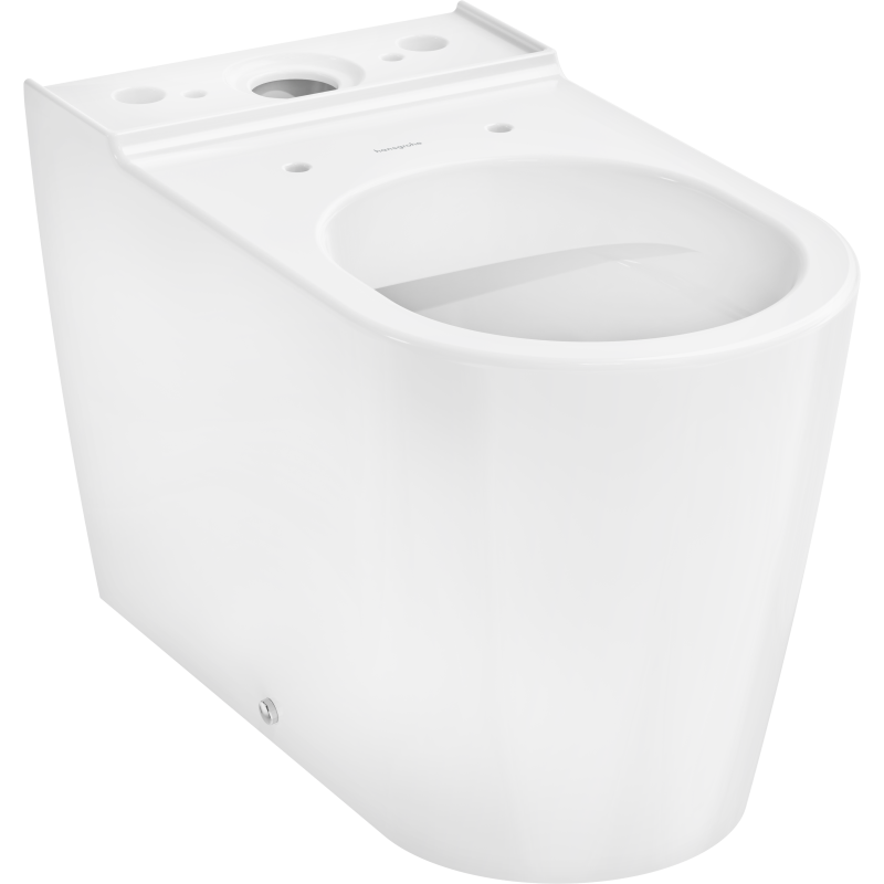 Miska kompaktowa WC 640, przyścienna, odpływ poziomy/pionowy, AquaFall Flush Biały EluPura S HANSGROHE 60260450