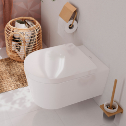 Set stelaż podtynk. iFrame przycisk Element E i miską WC EluPura S z deską WC Brąz brushed Elupura S HANSGROHE 60303140