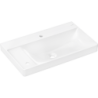 Umywalka wisząca z półką po lewej stronie 800/480 z 2 otworami na baterie, bez przelewu Biały Xelu Q HANSGROHE 60320450