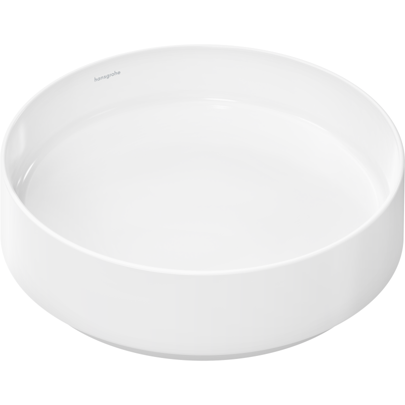 Umywalka nablatowa 400/400 bez otworu na baterię, bez przelewu Biały Xuniva Evo S HANSGROHE 60323450