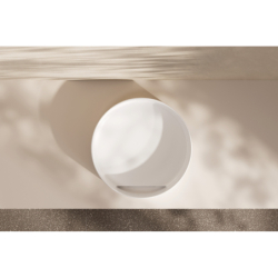 Umywalka nablatowa 400/400 bez otworu na baterię, bez przelewu Biały Xuniva Evo S HANSGROHE 60323450