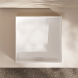 Umywalka nablatowa 400/400 bez otworu na baterię, bez przelewu Biały Xuniva Evo E HANSGROHE 60324450