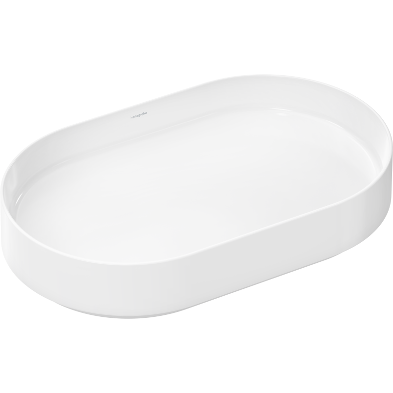 Umywalka nablatowa 650/400 bez otworu na baterię, bez przelewu, SmartClean, HygieneEffect Biały Xuniva Evo U HANSGROHE 63009450