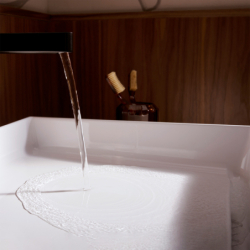 Umywalka nablatowa 650/400 bez otworu na baterię, bez przelewu, SmartClean, HygieneEffect Biały Xuniva Evo E HANSGROHE 63015450