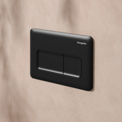Przycisk spłukujący Czarny Matowy iFrame Original Q HANSGROHE 66001670