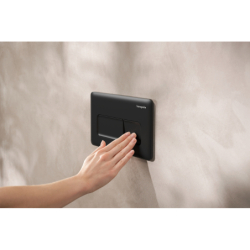 Przycisk spłukujący Czarny Matowy iFrame Original Q HANSGROHE 66001670