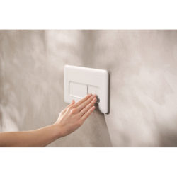 Przycisk spłukujący Biały Matowy iFrame Original Q HANSGROHE 66001700