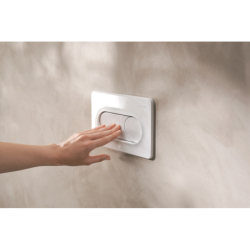 Przycisk spłukujący Biały iFrame Original S HANSGROHE 66002450