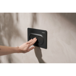 Przycisk spłukujący Czarny Matowy iFrame Original S HANSGROHE 66002670
