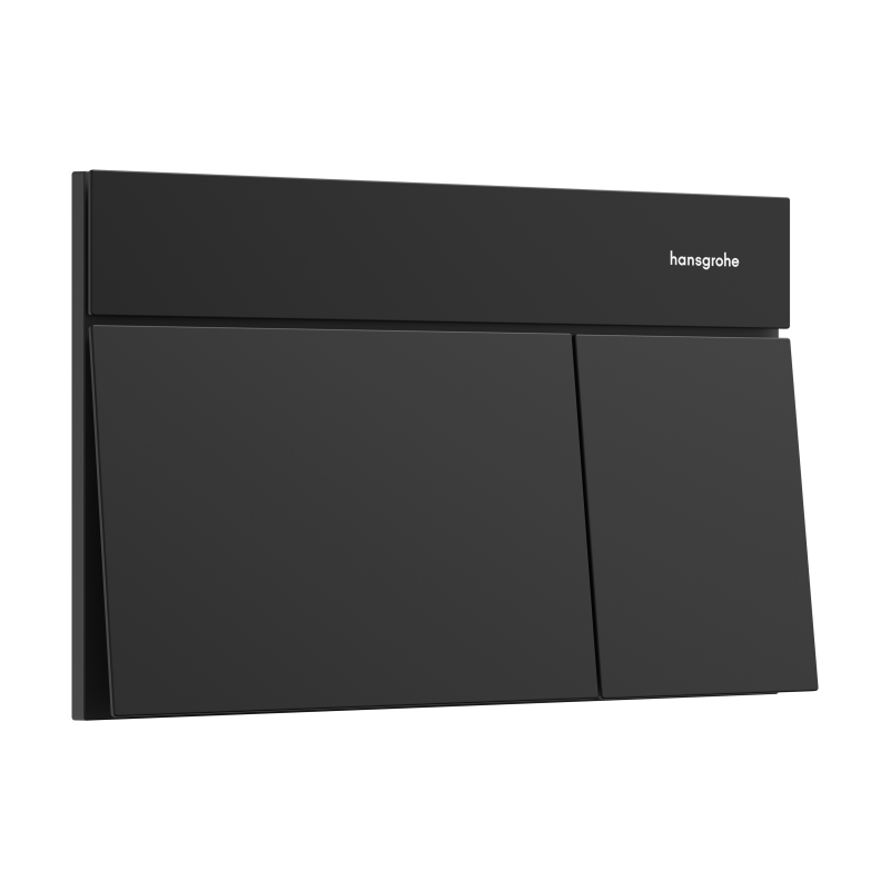 Przycisk spłukujący Czarny Matowy iFrame Element E HANSGROHE 66003670
