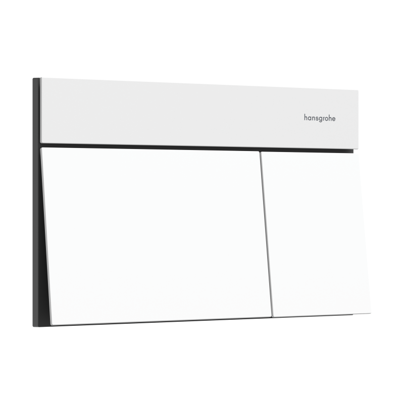 Przycisk spłukujący Biały Matowy iFrame Element E HANSGROHE 66003700