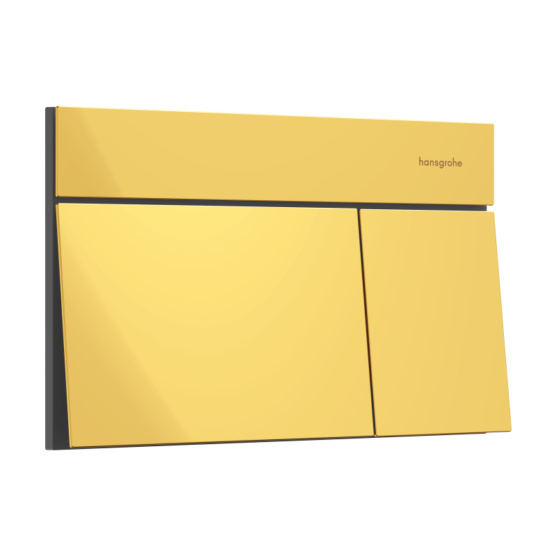Przycisk spłukujący Złoty Optyczny Polerowany iFrame Element E HANSGROHE 66003990