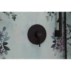 Jednouchwytowa bateria prysznicowa, podtynkowa do iBox universal Czarny Matowy Zesis S HANSGROHE 74616670