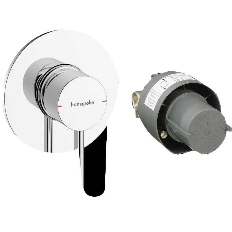 Zestaw jednouchwytowej baterii prysznicowej, podtynkowy Chrom Zesis S HANSGROHE 74618000