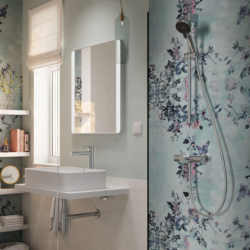 Jednouchwytowa bateria prysznicowa, natynkowa Chrom Zesis S HANSGROHE 74621000