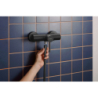 Jednouchwytowa bateria prysznicowa, natynkowa Czarny Matowy Zesis S HANSGROHE 74621670