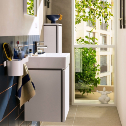 Jednouchwytowa bateria umywalkowa 70 CoolStart z metalowym kompletem odpływowym z cięgłem Chrom Zesis S HANSGROHE 74714000