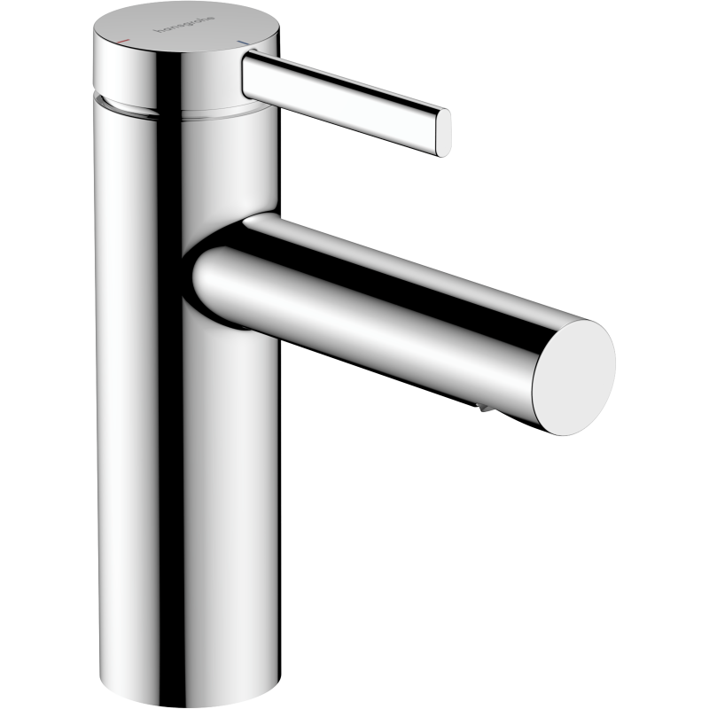 Jednouchwytowa bateria umywalkowa 100 CoolStart z kompletem odpływowym Push-Open Chrom Zesis S HANSGROHE 74724000