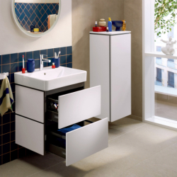 Jednouchwytowa bateria umywalkowa 100 CoolStart z kompletem odpływowym Push-Open Chrom Zesis S HANSGROHE 74724000