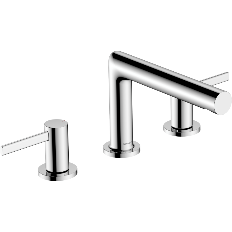 3-otworowa bateria umywalkowa 100 z kompletem odpływowym z cięgłem Chrom Zesis S HANSGROHE 74733000