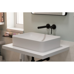 Jednouchwytowa bateria umywalkowa z wylewką 19,4 cm, ścienna, podtynkowa Czarny Matowy Zesis S HANSGROHE 74750670