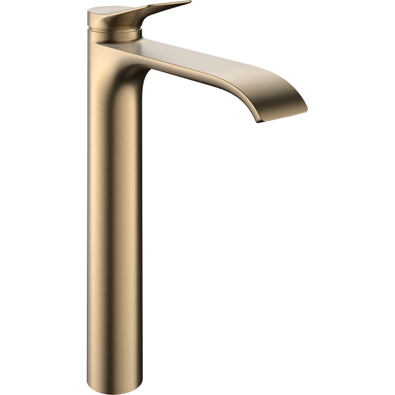 Bateria umywalkowa 250 CoolStart do umywalek nablatowych bez kompletu odpływowego Brąz Szczotkowany Vivenis HANSGROHE 75045140