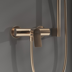 Jednouchwytowa bateria prysznicowa Original, natynkowa Brąz Szczotkowany Vivenis HANSGROHE 75623140
