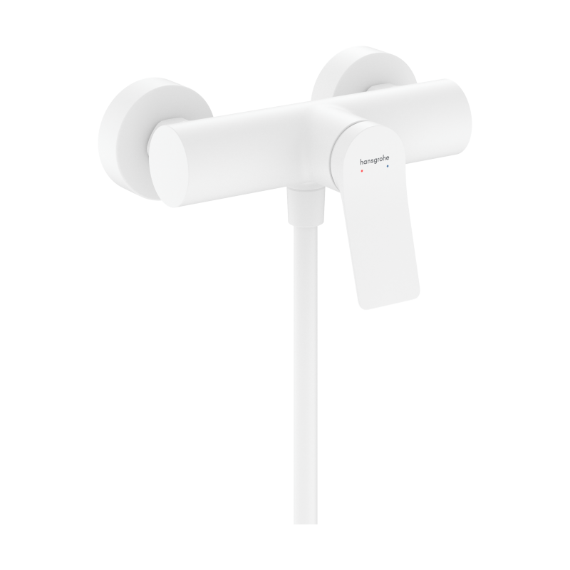 Jednouchwytowa bateria prysznicowa Original, natynkowa Biały Matowy Vivenis HANSGROHE 75623700