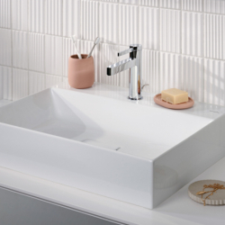 Jednouchwytowa bateria umywalkowa 110 CoolStart z kompletem odpływowym z cięgłem Chrom Finoris HANSGROHE 76025000