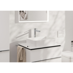 Bateria umywalkowa 260 CoolStart do umywalek nablatowych z kpl odpływowym Push-Open Chrom Finoris HANSGROHE 76072000