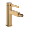 Jednouchwytowa bateria bidetowa z kompletem odpływowym Push-Open Brąz Szczotkowany Finoris HANSGROHE 76200140